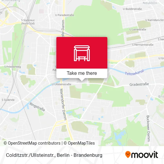 Карта Colditzstr./Ullsteinstr.