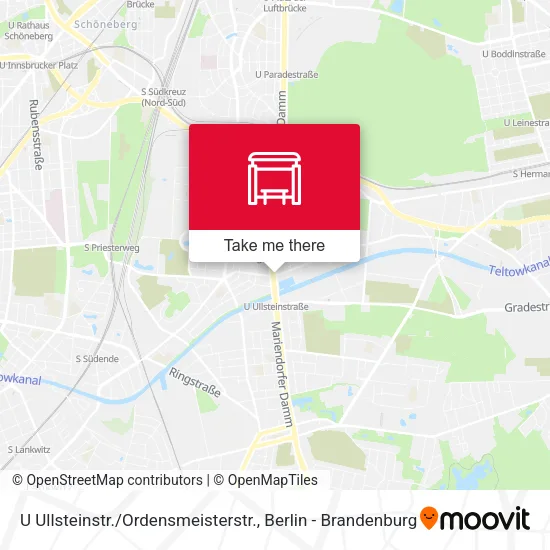 Карта U Ullsteinstr. / Ordensmeisterstr.