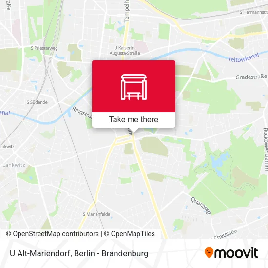 Карта U Alt-Mariendorf