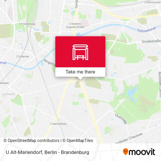 Карта U Alt-Mariendorf