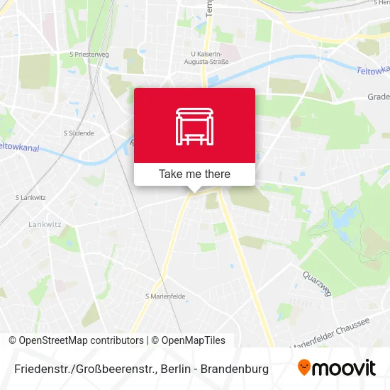 Карта Friedenstr./Großbeerenstr.