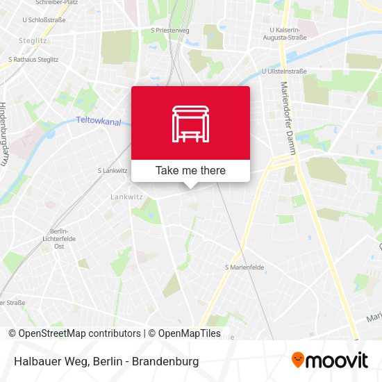 Карта Halbauer Weg