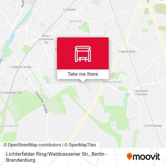 Карта Lichterfelder Ring / Waldsassener Str.