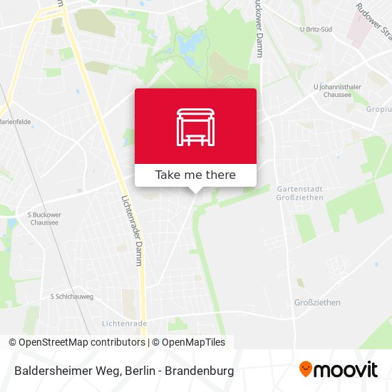 Baldersheimer Weg map