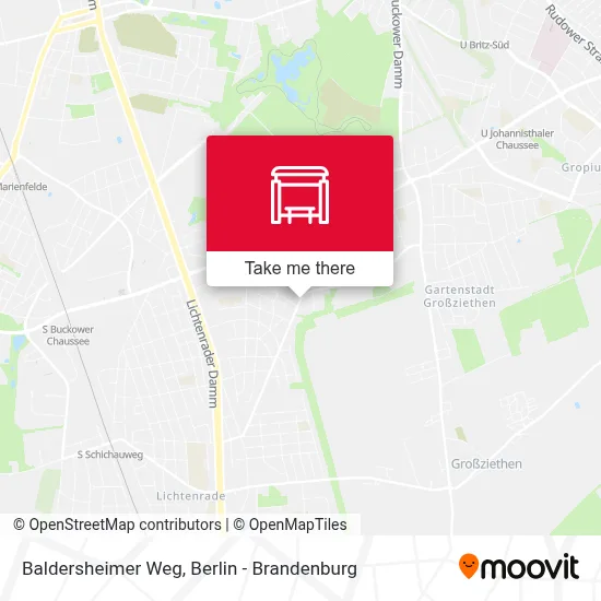 Baldersheimer Weg map