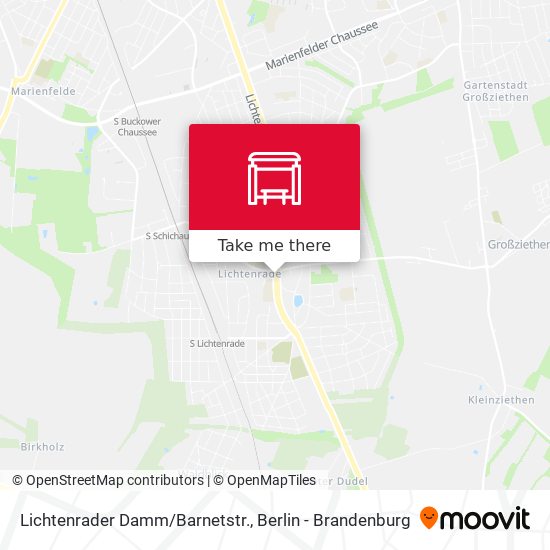 Lichtenrader Damm/Barnetstr. map