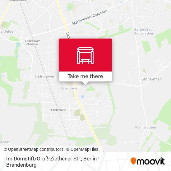 Im Domstift / Groß-Ziethener Str. map