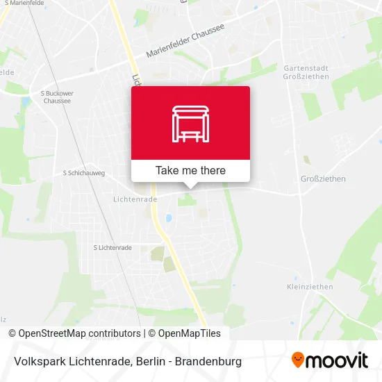 Карта Volkspark Lichtenrade