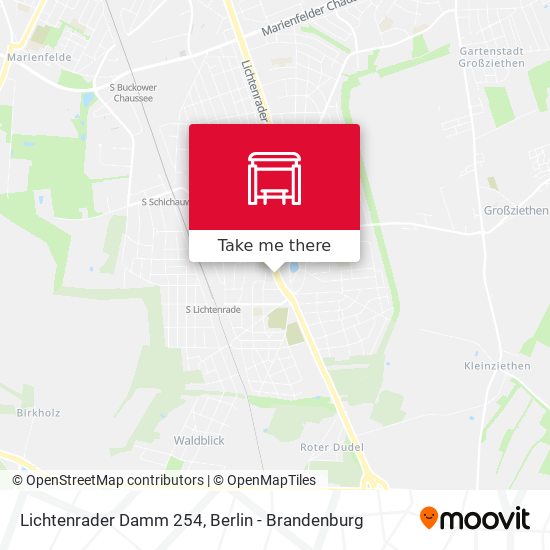 Lichtenrader Damm 254 map