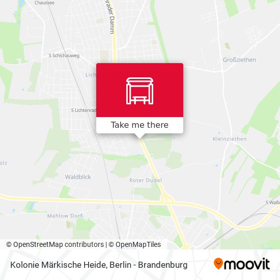 Kolonie Märkische Heide map