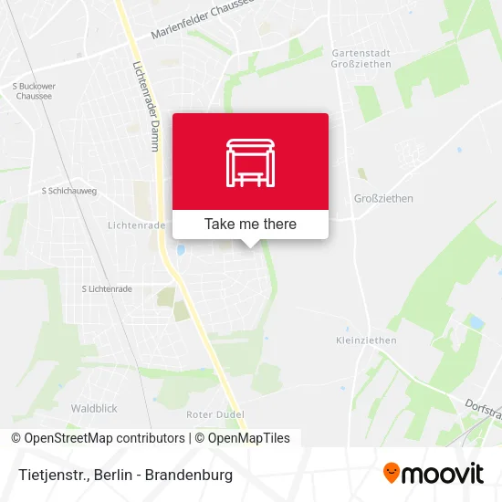 Карта Tietjenstr.
