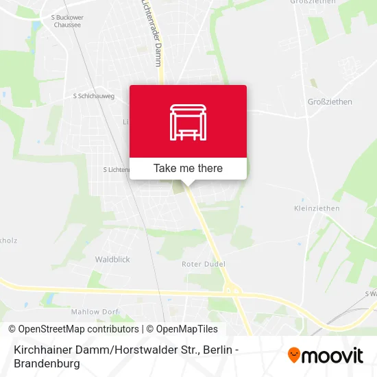 Карта Kirchhainer Damm / Horstwalder Str.