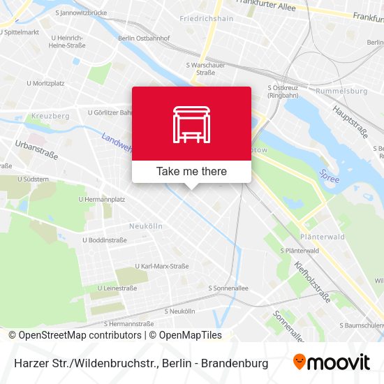 Карта Harzer Str./Wildenbruchstr.