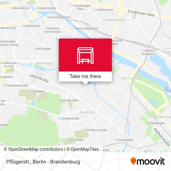 Карта Pflügerstr.