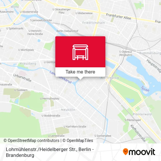 Карта Lohmühlenstr. / Heidelberger Str.