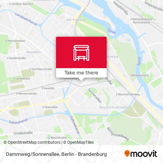 Dammweg/Sonnenallee map
