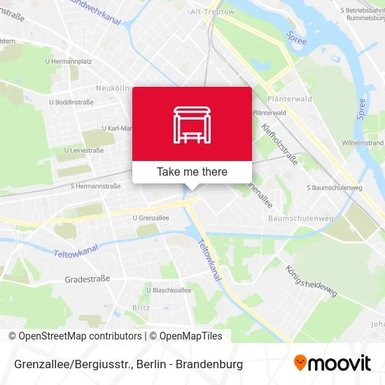 Grenzallee/Bergiusstr. map