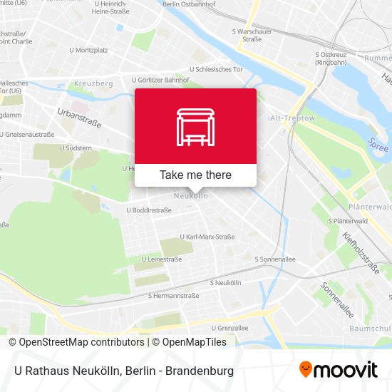 Карта U Rathaus Neukölln