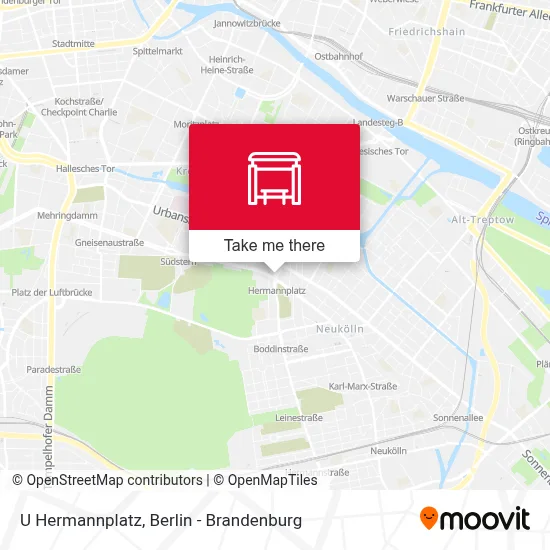 U Hermannplatz map