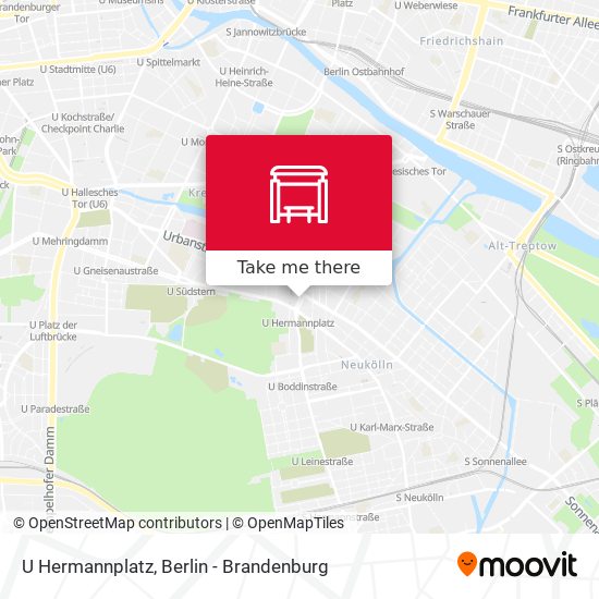 U Hermannplatz map