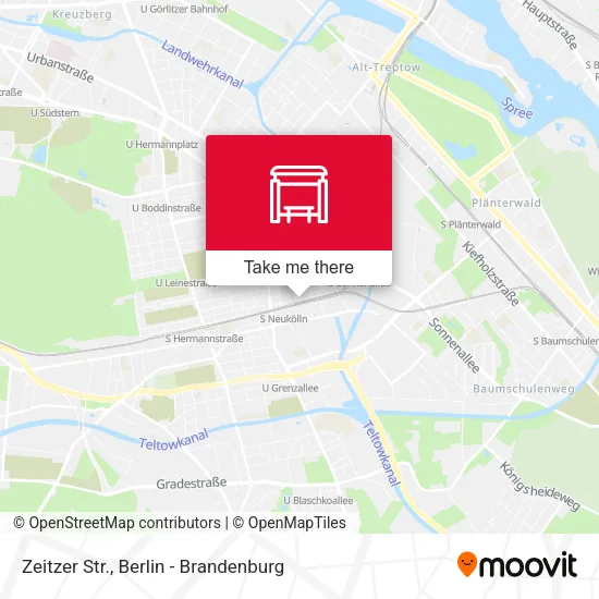 Карта Zeitzer Str.