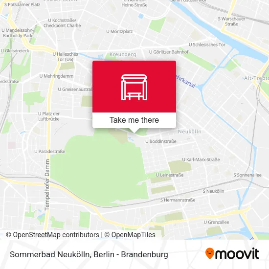 Карта Sommerbad Neukölln