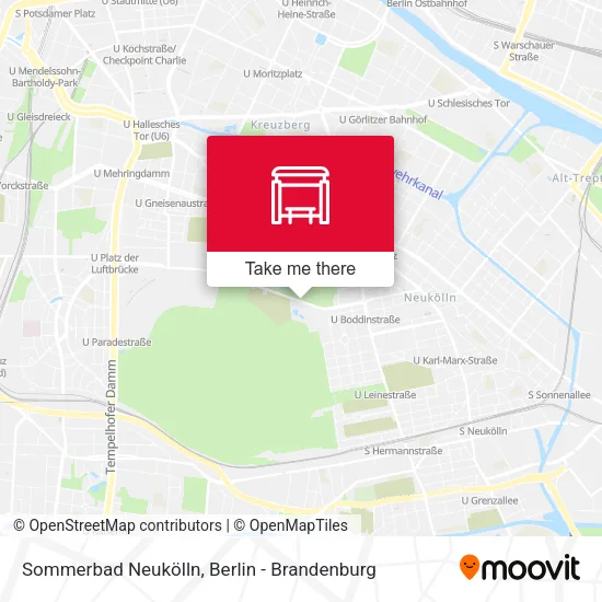 Карта Sommerbad Neukölln