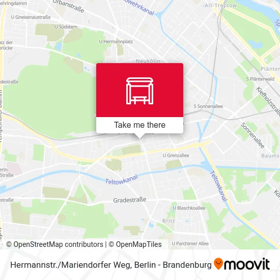 Hermannstr./Mariendorfer Weg map