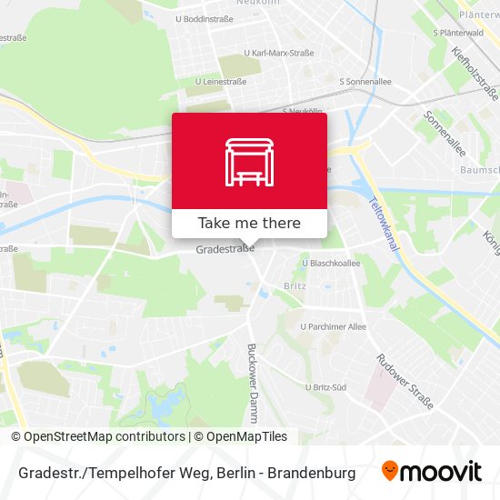 Gradestr./Tempelhofer Weg map