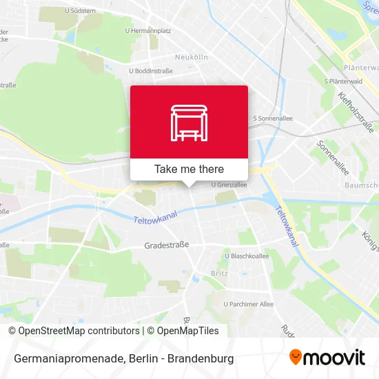 Germaniapromenade map