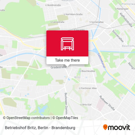 Betriebshof Britz map