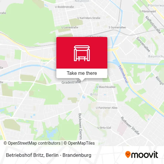 Betriebshof Britz map