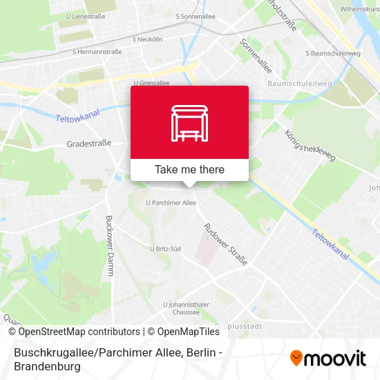 Карта Buschkrugallee/Parchimer Allee