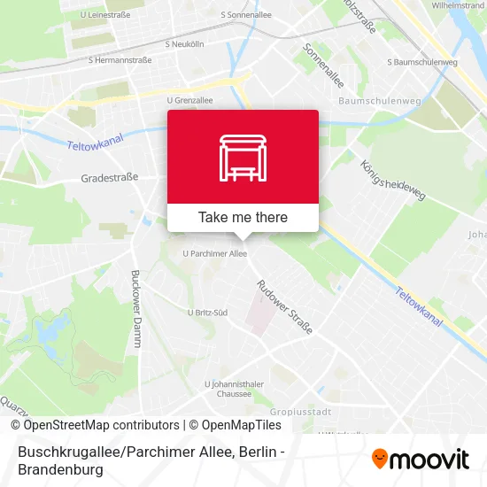 Карта Buschkrugallee/Parchimer Allee