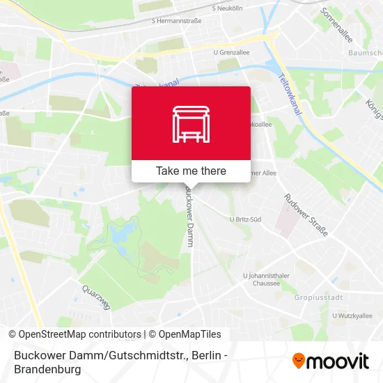 Карта Buckower Damm/Gutschmidtstr.