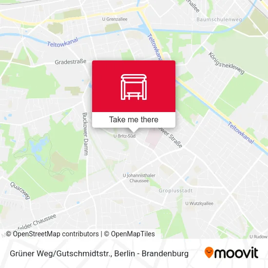 Карта Grüner Weg/Gutschmidtstr.