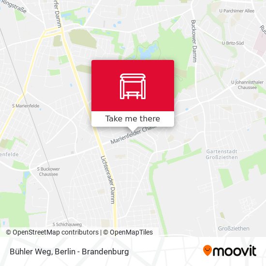 Bühler Weg map