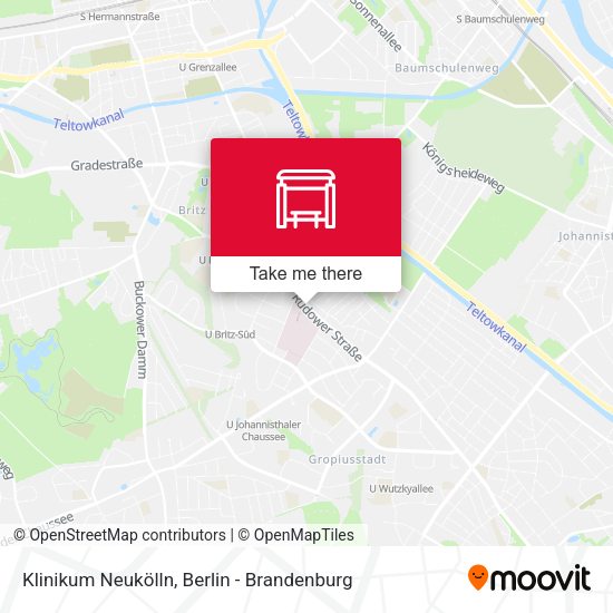 Карта Klinikum Neukölln