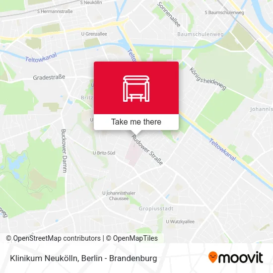 Карта Klinikum Neukölln