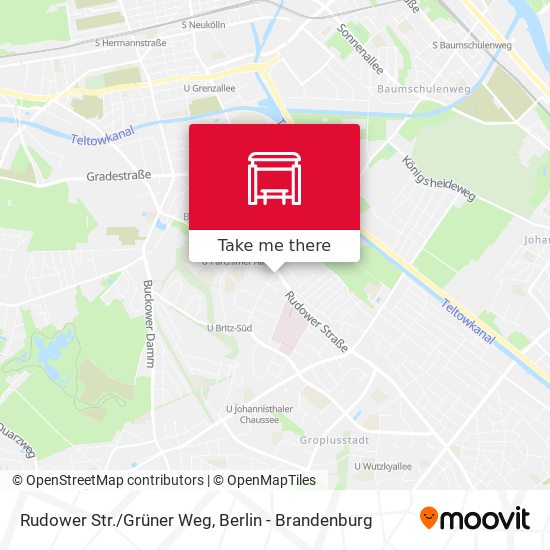 Rudower Str./Grüner Weg map