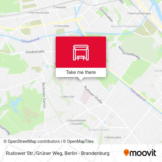 Карта Rudower Str./Grüner Weg