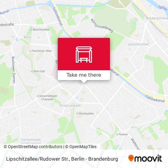 Lipschitzallee/Rudower Str. map