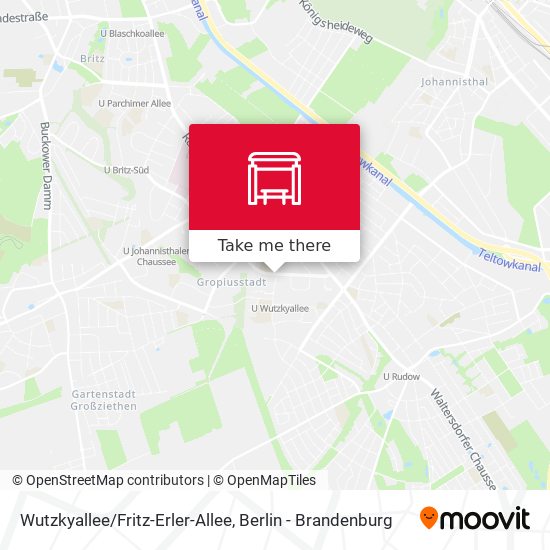 Wutzkyallee/Fritz-Erler-Allee map