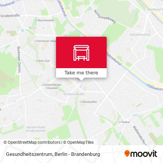 Gesundheitszentrum map