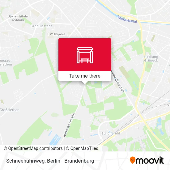 Schneehuhnweg map