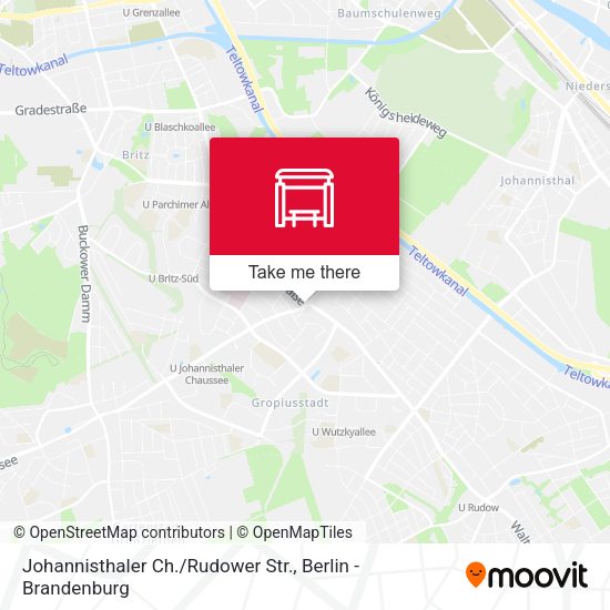 Карта Johannisthaler Ch. / Rudower Str.