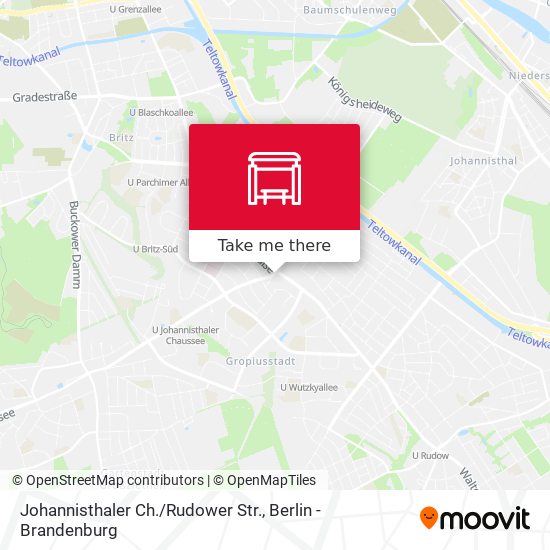 Johannisthaler Ch. / Rudower Str. map