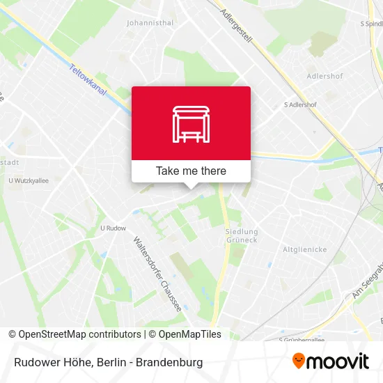 Карта Rudower Höhe
