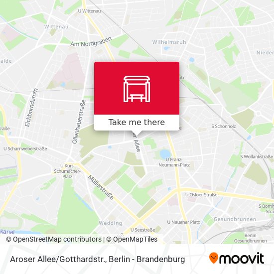 Aroser Allee/Gotthardstr. map