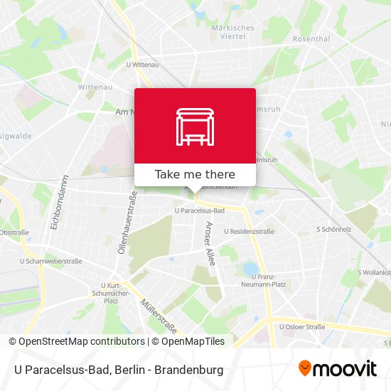 U Paracelsus-Bad map